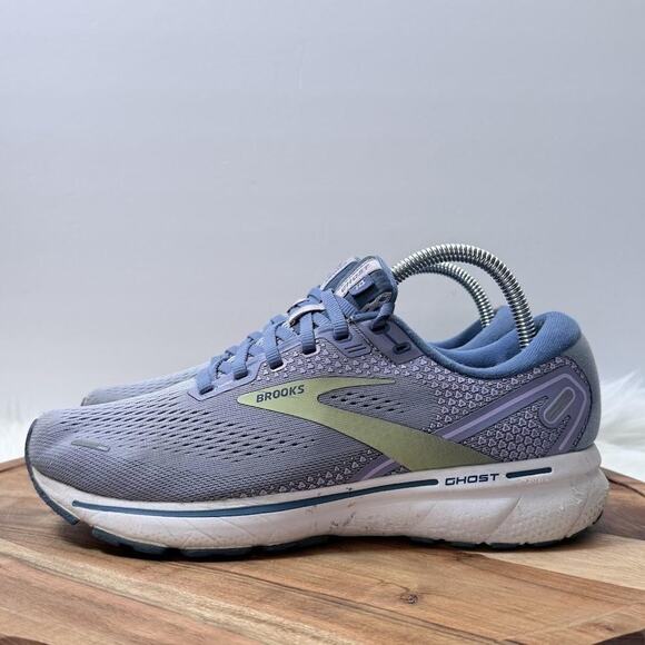 Brooks Ghost 14 Shoes Womens Size 9 Purple Blue Cushion Neutral Running Sneakers - Picture 8 of 16